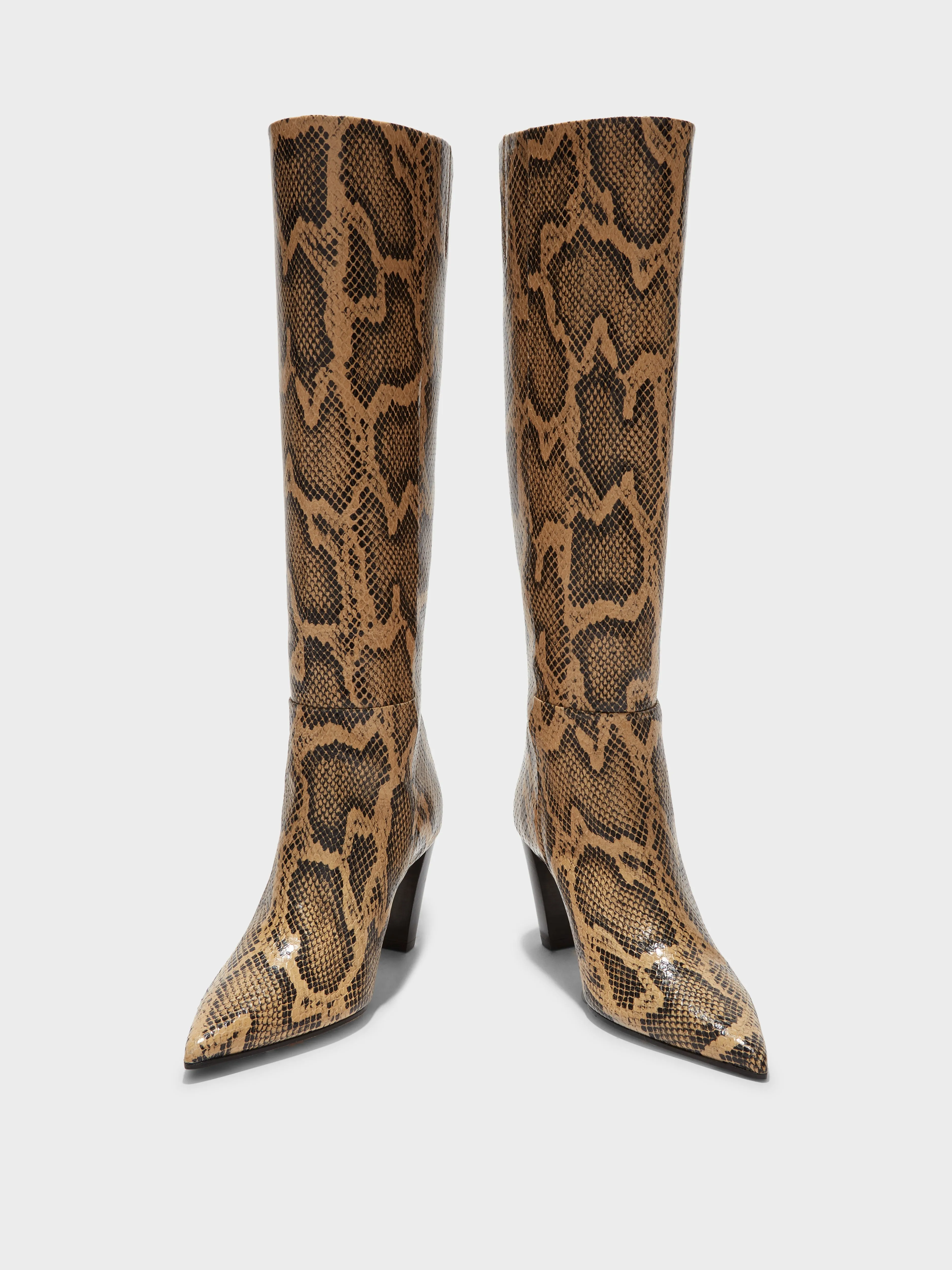 Cecilia Leather Knee-High Boots