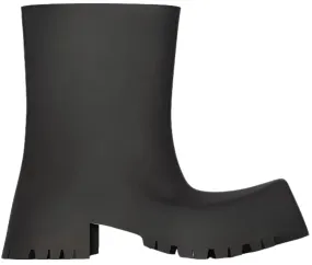 Luxe Square-Toe Rain Boots