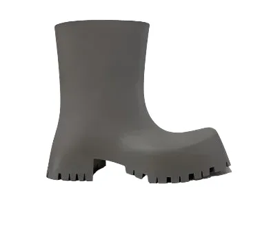 Luxe Square-Toe Rain Boots